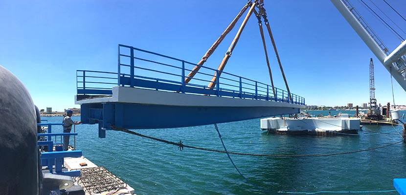 Reconstruction of pier K3/K4 – Lavera oil terminal